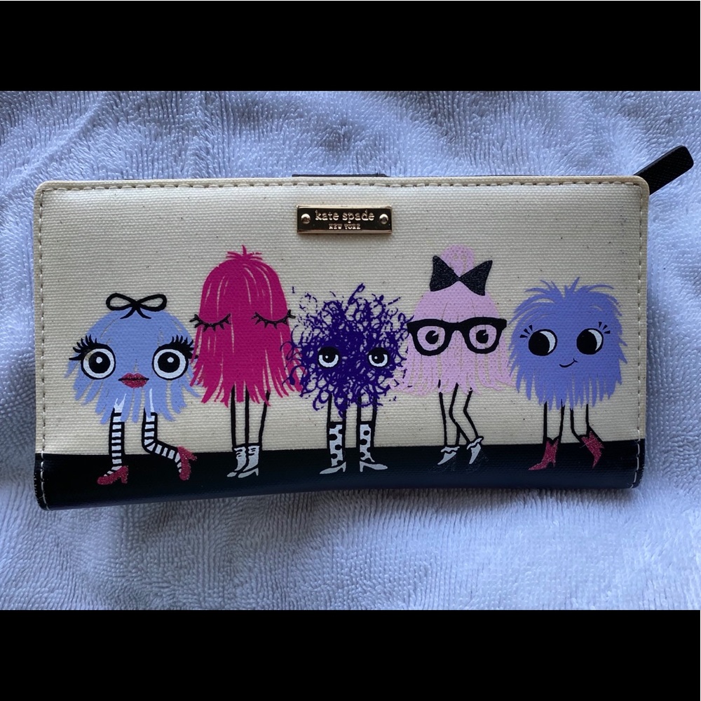 Kate Spade Ltd edition monster wallet - used once